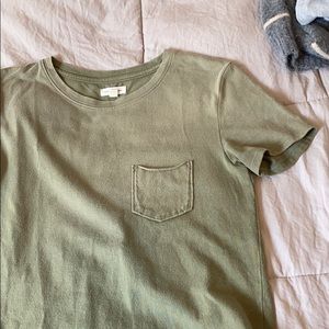 100% COTTON TEE Army Green